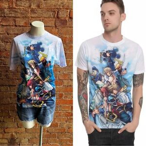 Disney Kingdom Hearts Characters Sublimation T-Shirt
